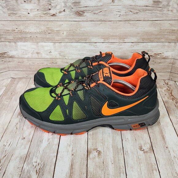 NIKE Air Alvord 10 Mens 13 Black Spruce Lime Trail Running Hiking Sneaker Shoes